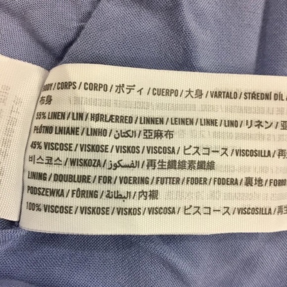 Abercrombie & Fitch Floral Tie Cropped Blouse Linen S - Picture 3 of 9